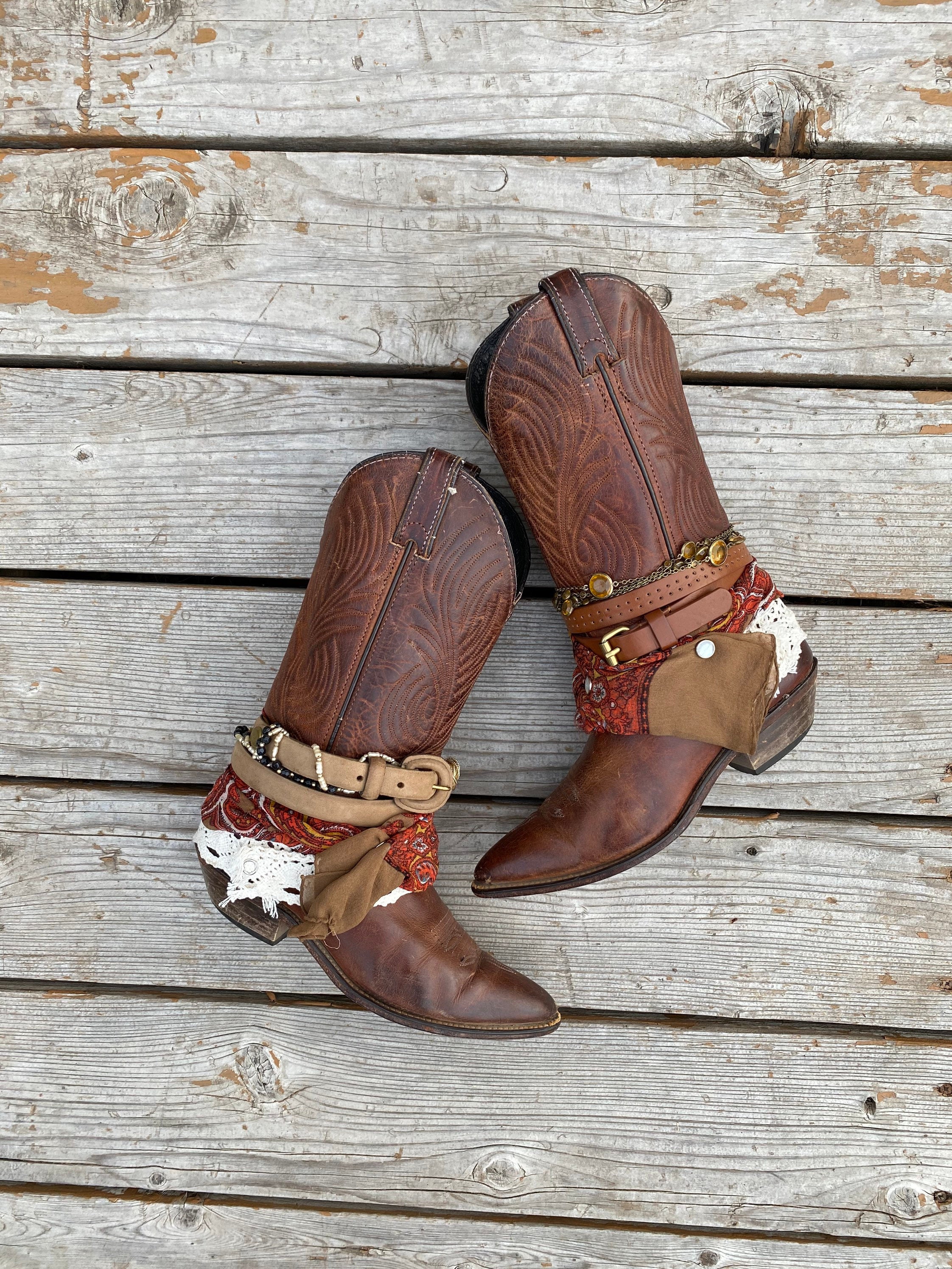 embellished cowgirl boots
