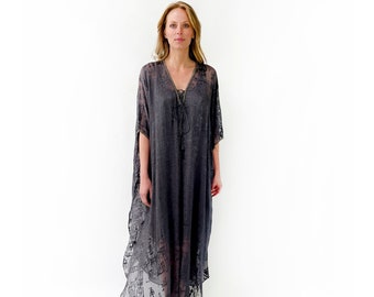 KALAO silk burnout kaftan- JAVA