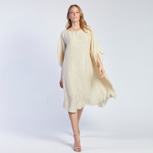 Evening silk kaftan
