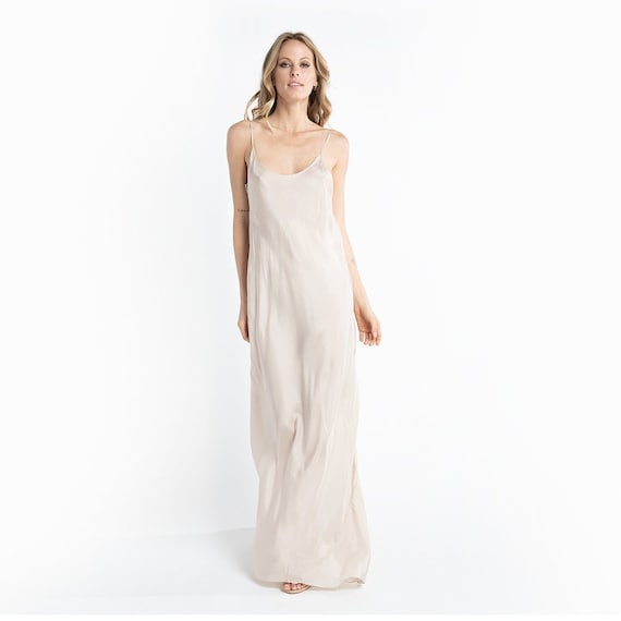 white christmas dresses Bias Silk Dress