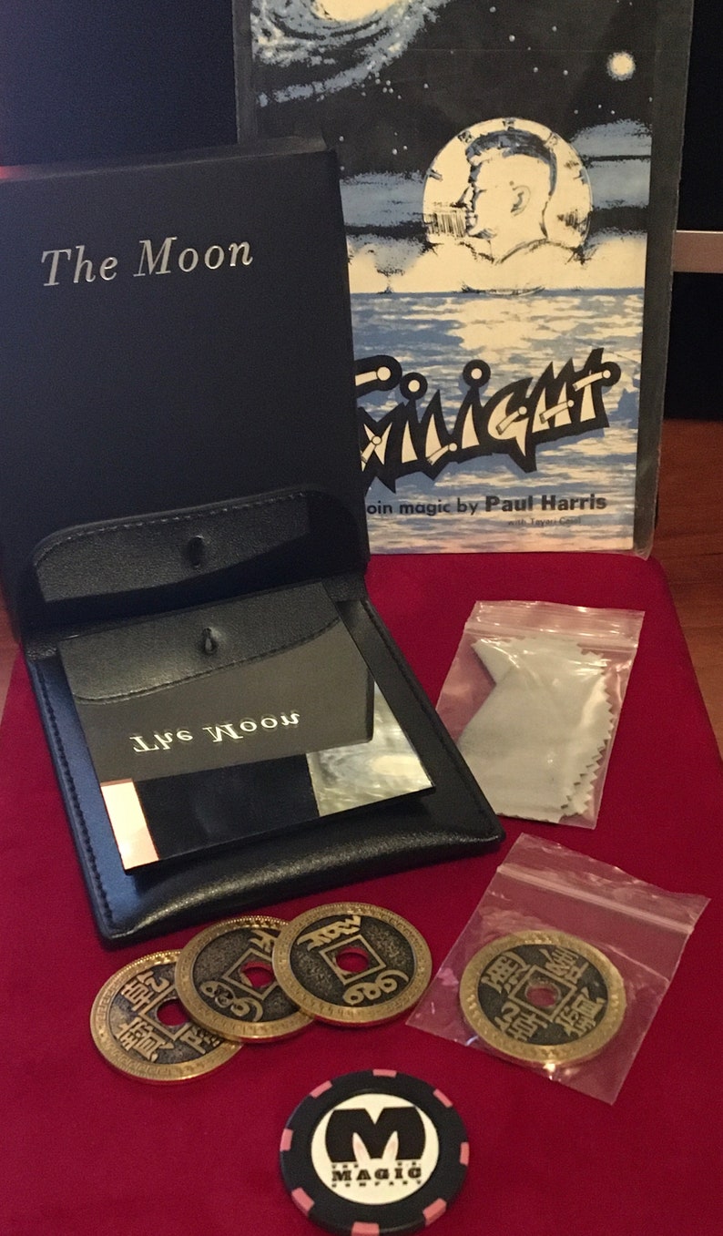 TCC The Moon & Paul Harris w/Tayari Casel Twilight Coin Magic Package Rare and Unique image 1