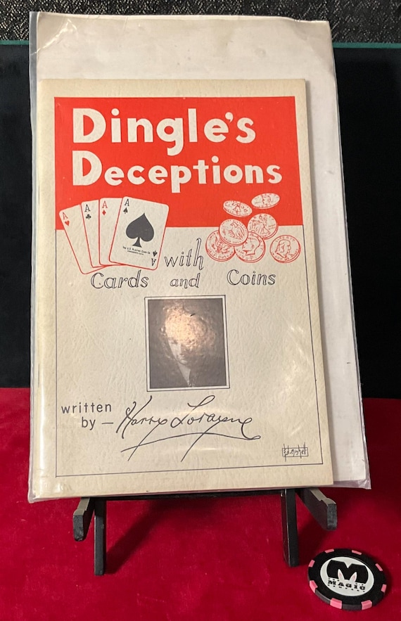 Dingle's Deceptions with Cards and Coins By Harry Lorayne (RARE 1971)