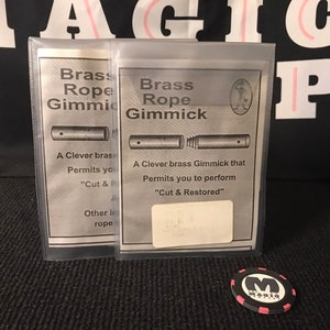 Vintage Magnetic Brass Rope Gimmick - Hard to find good ones!