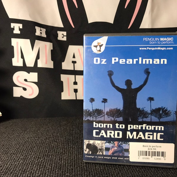 Vintage DVD - Born To Perform Card Magic - Oz Pearlman Rare (2003)