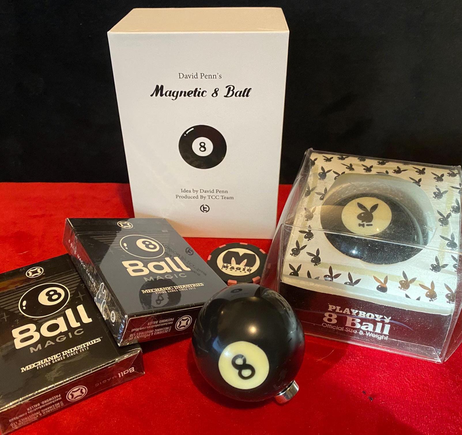 Magic 8 Ball COMBO - 2002 Playboy 8 Ball + David Penn Magnetic 8