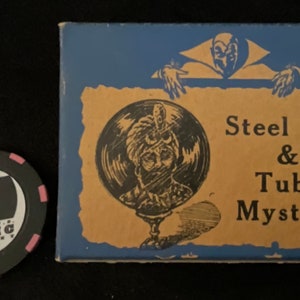 Vintage Super Magic Tricks And Puzzles 1940s Steel Ball & Tube Mystery RARE Collectible image 1