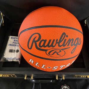 Daytona Magic/Rubber Chicken Depot - Vintage Double Dribble Appearing Basketball + MINI Briefcase Magic Prop COMBO (Real Deal)