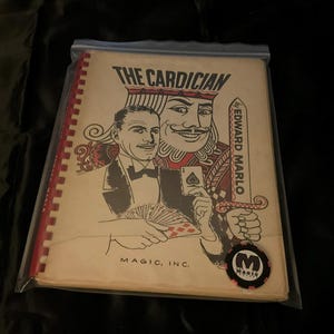 MAGIC INC.  Edward Marlowe Lecture - The Cardician (First Edition 1953 Collector)