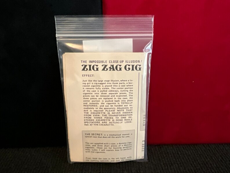 TENYO Zig Zag Cig T-110 1981 Hiroshi Kondo USED/Rare image 3