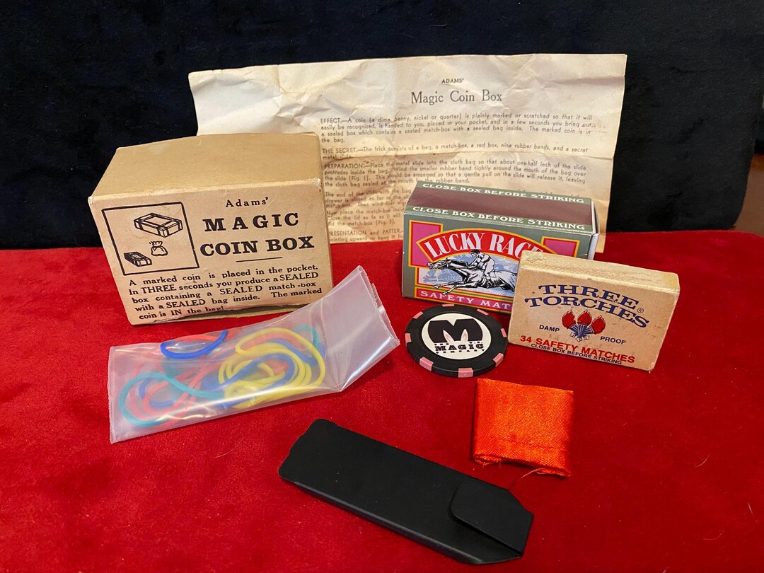 S. S. Adams Magic - Vintage Coin Box 1970s - Original (rare) - Etsy