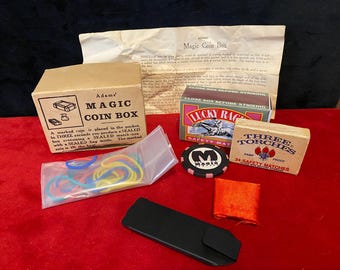 S. S. Adams Magic - Vintage Coin Box 1970s - Original (Rare)