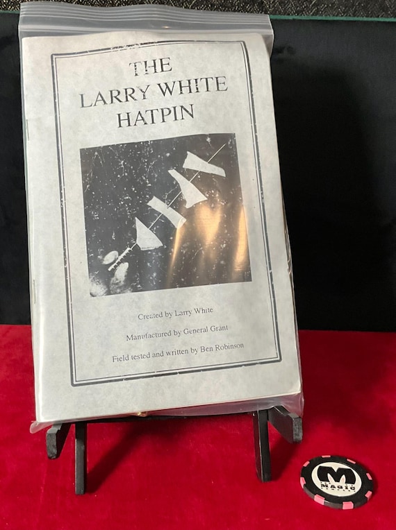 Larry White - Vintage Magic Hat Pin (RARE 1980s)