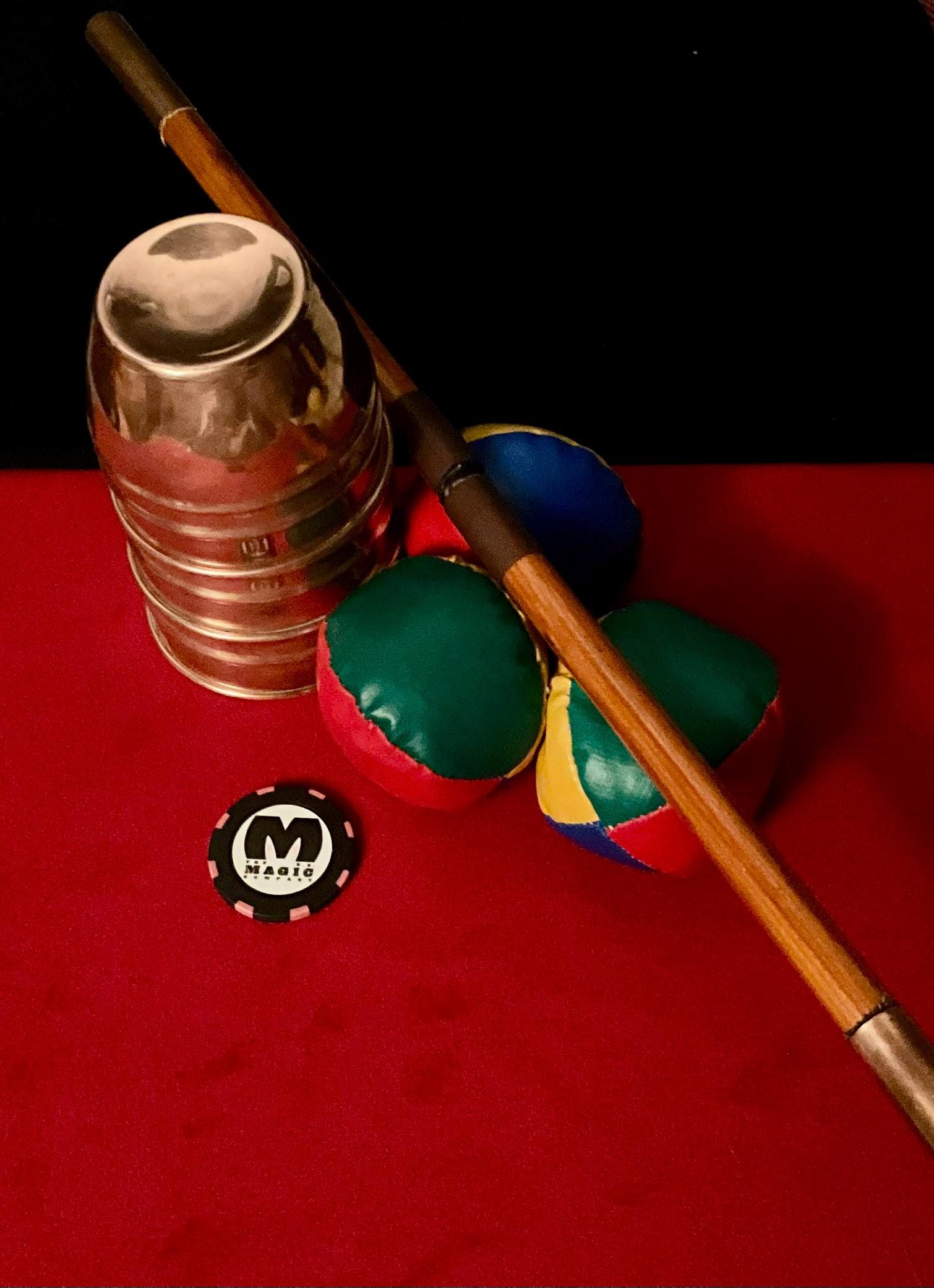 Quality Magic - COMPLETE Vintage Busking Cups and Balls + Final Loads ...