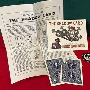 Meir Yedid Magic - The Shadow Card by Harry Anderson (Rare Collectible)