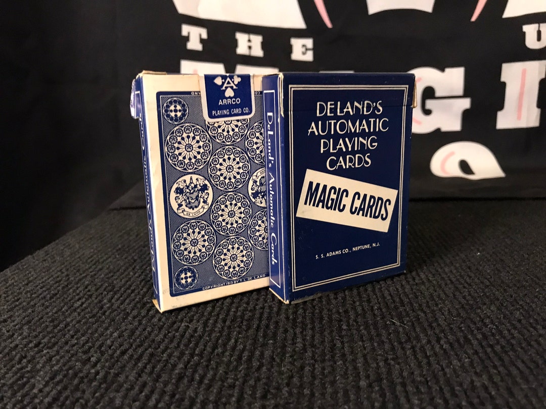 S. S. Adams Magic - Deland's Automatic Playing Cards Magic Cards With ...