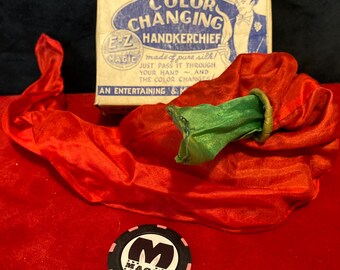 E-Z Magic ~ Color Changing Handkerchief (Classic 1940s)