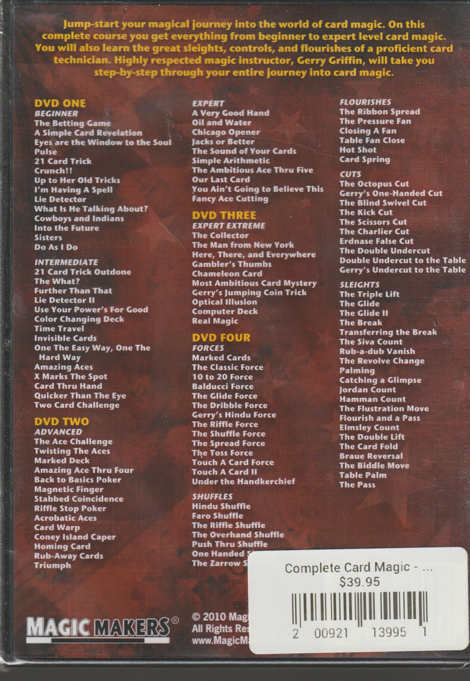 Vintage DVD Magic Makers Complete Card Magic 2010 - Etsy