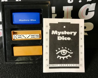 Vintage Milton Bradley Magic Works ~ Mystery Dice ~ Collectible