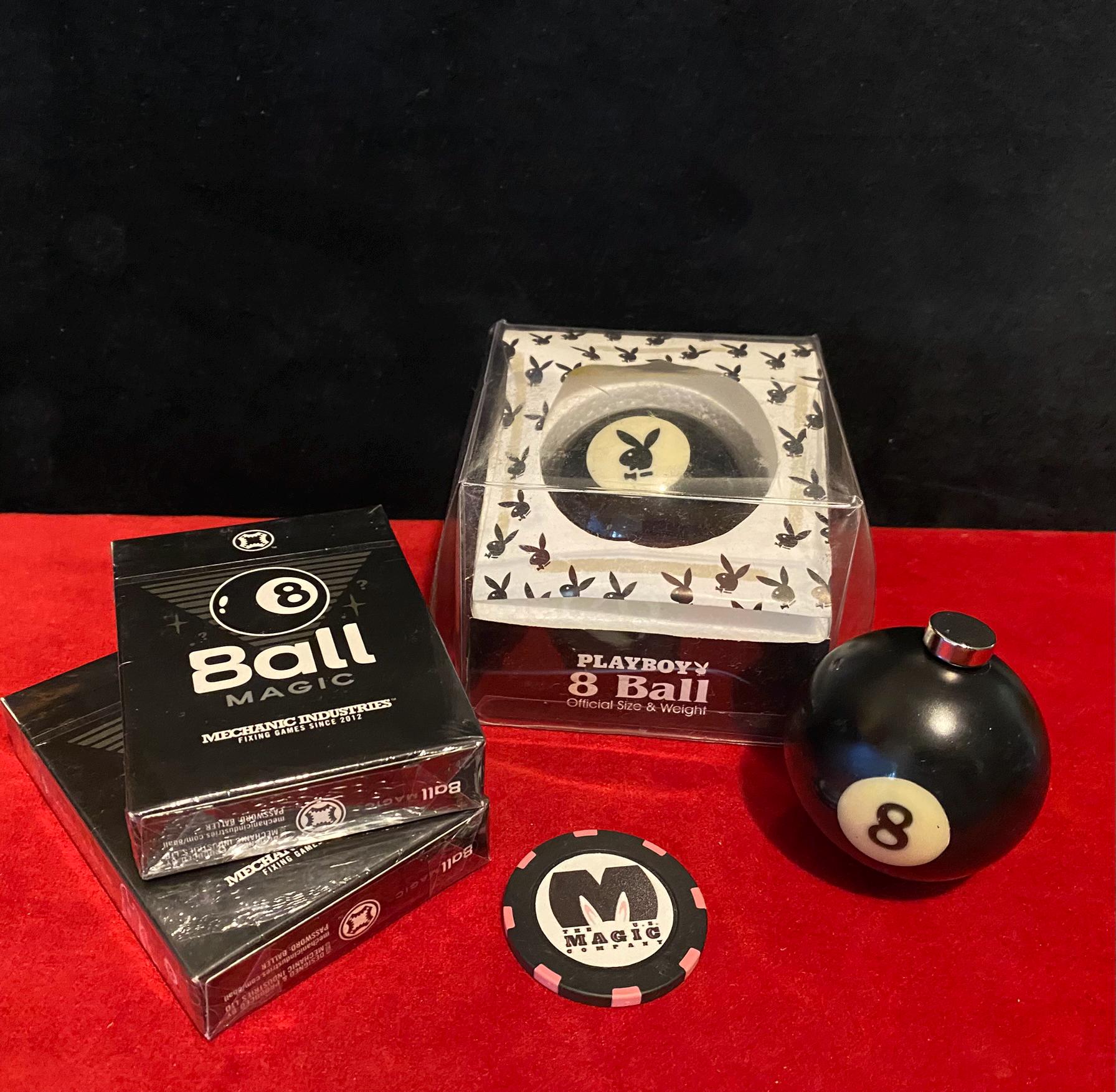 Magic 8 Ball COMBO - 2002 Playboy 8 Ball + David Penn Magnetic 8