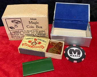 S. S. Adams Magic - Vintage Coin Box 1970s - Original (Rare)