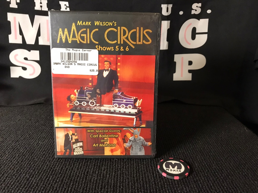 Vintage DVD - Mark Wilson's Magic Circus - Shows 5 & 6 - Etsy