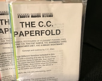 The C.C. Allen Paperfold ~ Too Fat Santa (Rare)