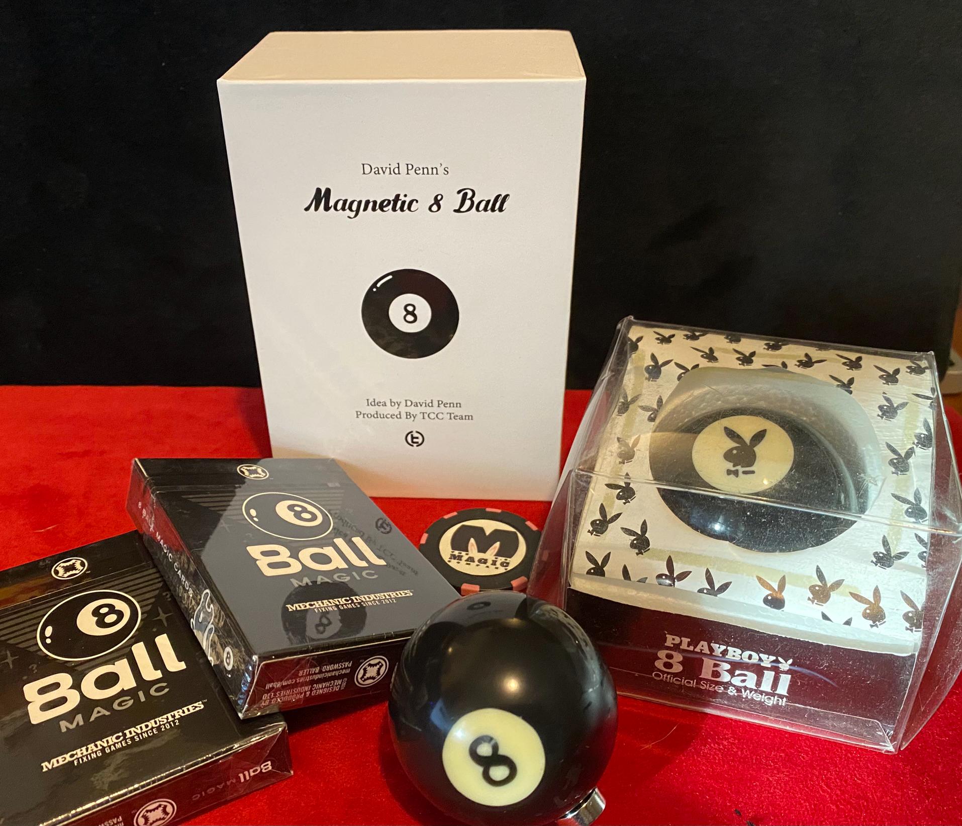 Magic 8 Ball COMBO - 2002 Playboy 8 Ball + David Penn Magnetic 8