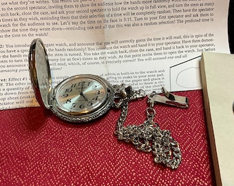 Magia del Dr. Crosmo - Solo el tiempo lo dirá / Mentalismo con reloj de bolsillo (Artículo raro de la década de 2000)