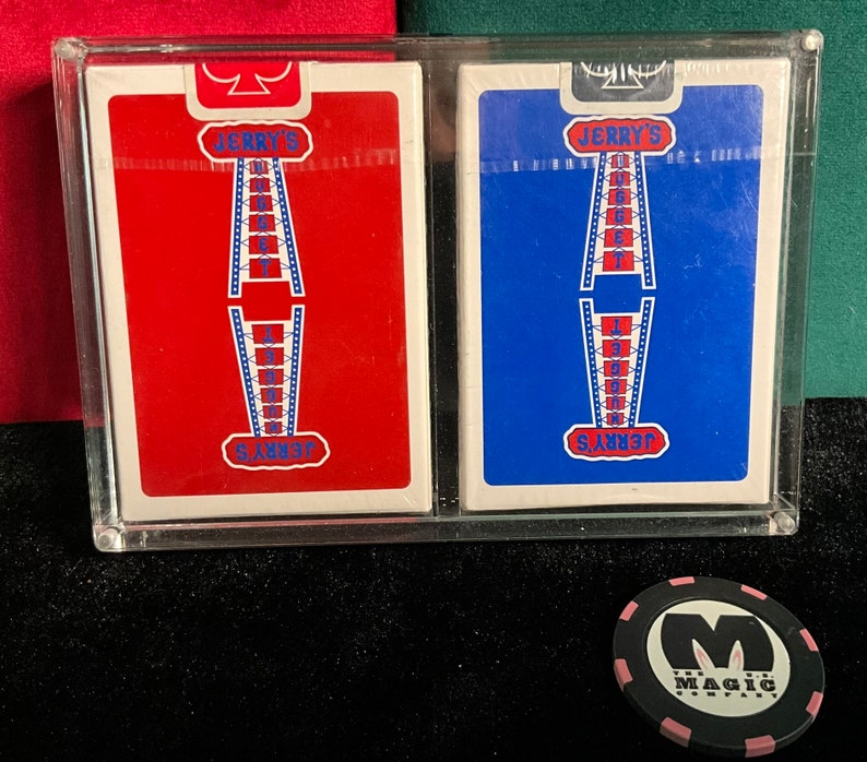 Vintage Jerry's Nugget Las Vegas Deck Set Sealed Re-Prints image 2