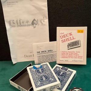 Chazpro Magic - The Deck Shell + Bicycle Blues (RARE Collectible Early 1990s)