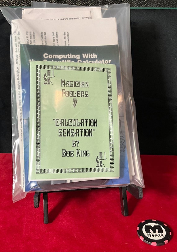 Magician Foolers - Calculation Sensation + The Human Calculator by Bob King (2 Tricks OLD but NICE)
