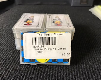 2.5" Mini Smiley Face Playing Cards (Rare)