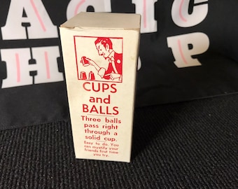 S. S. Adams Cups and Balls - Penetrating Cup Magic Trick (Rare)