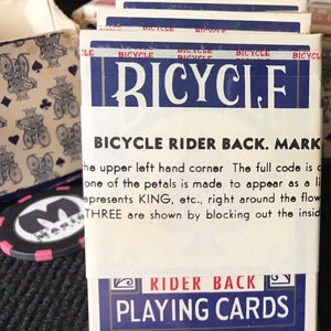 Bicycle Playing Cards - Rider Back Mark #9 ~ One Way (NOS Vintage & Classic)