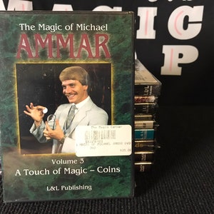 Vintage DVD - The Magic of Michael Ammar - A touch of Magic - Coins  Vol. 3