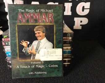 Vintage DVD - The Magic of Michael Ammar - A touch of Magic - Coins  Vol. 3