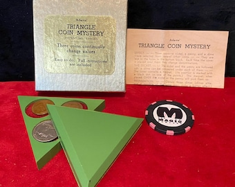S.S. Adams Magic - Triangle Coin Mystery (Rare Find)