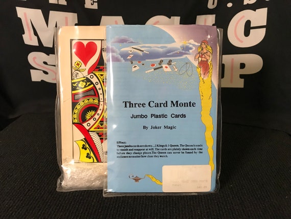 Vintage Joker Magic Jumbo Three Card Monte (rare) - Etsy