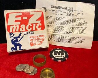 E-Z Magic - Vintage Nickels To Dimes (Nicely Crafted Collectible Brass 1960s)