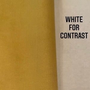 Golden Yellow Cotton Velvet