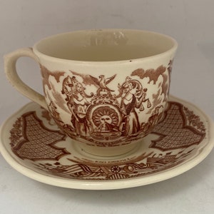 Alfred Meakin - &quot;Fair Winds&quot; Cup & Saucer Set