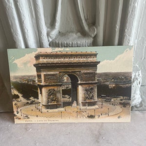 Postal francesa vintage - Arc de Triumph
