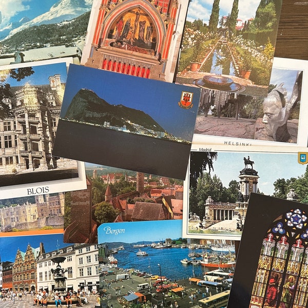 Unused Vintage European Postcards