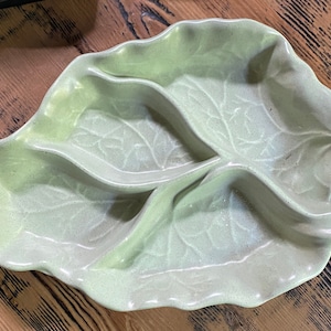 Mid Century - Green Divided Platter