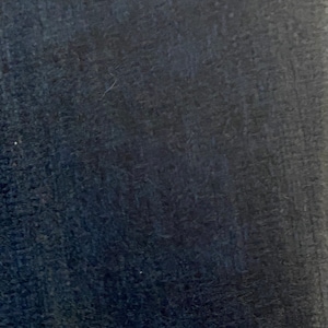 Deep Navy Cotton Velvet - Fabricut Bellagio