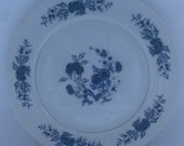 Blue Meissen Salad Plate - Seyei Fine China