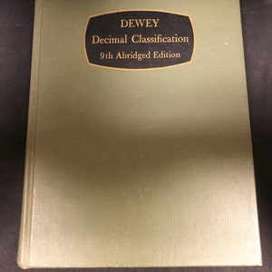 Dewey Decimal Classifictaion, 9th Abridged Edition