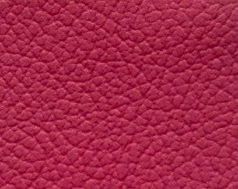 Cuero falso rosa caliente