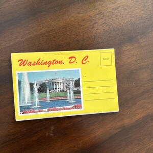 Libretto di foto/cartoline d'epoca multiple - 12 immagini di Washington, DC