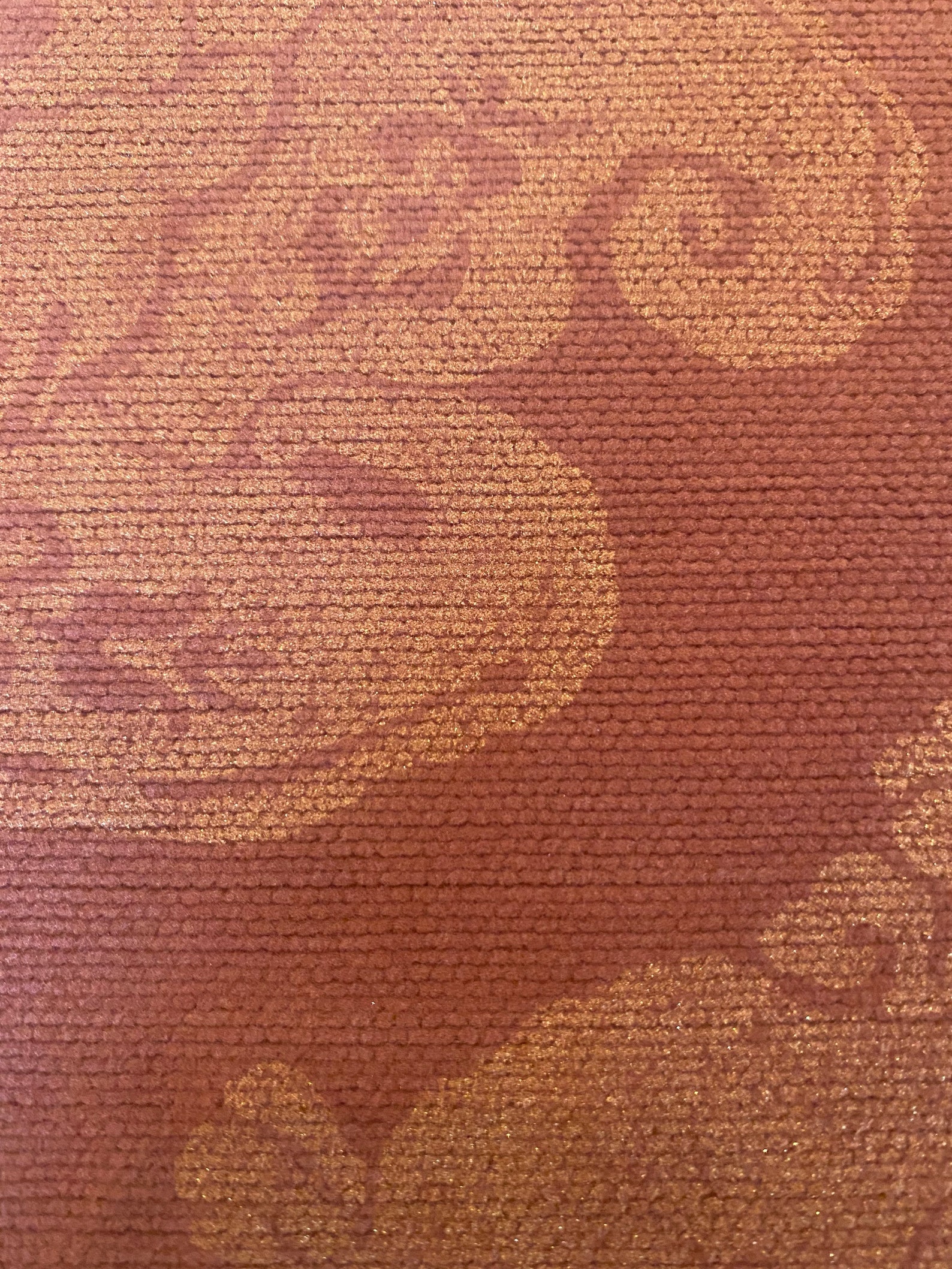 Terracotta Damask Fabric Etsy
